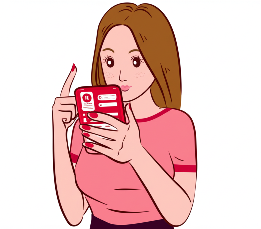 Gia Duddy social media influencer illustration personal brand and digital identity