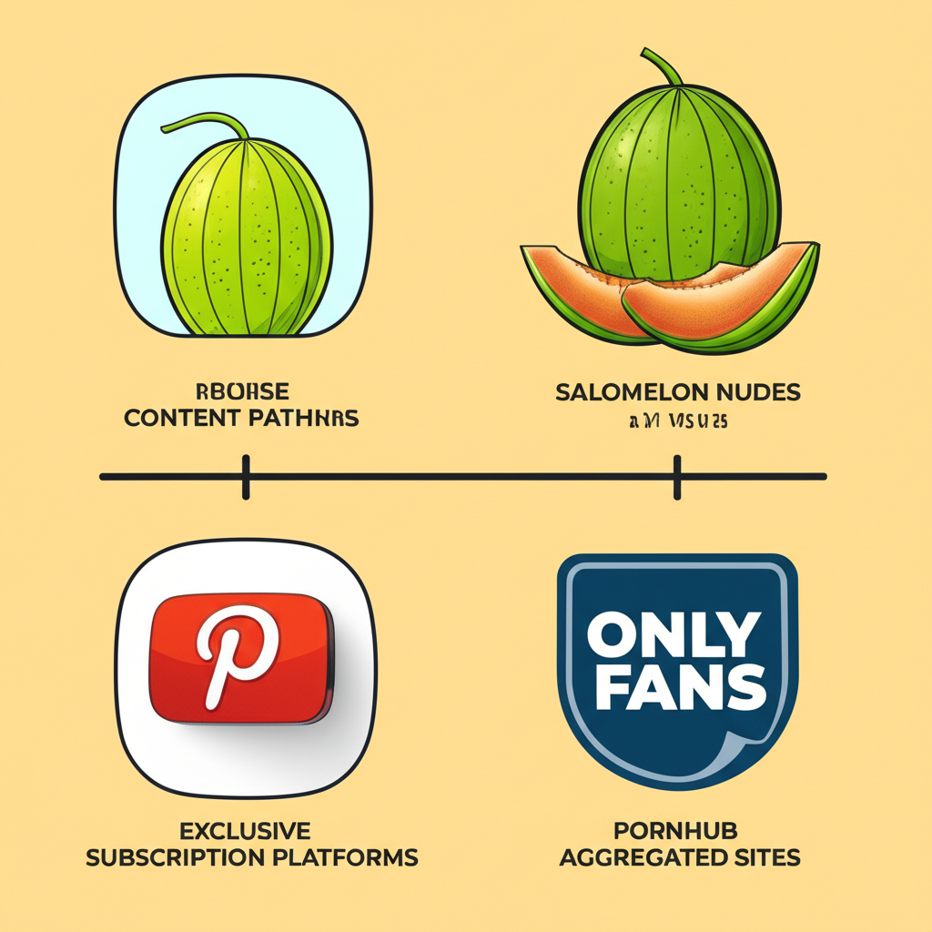 Illustration of Salomelons' candid and playful persona in sharing explicit content and engaging with followers