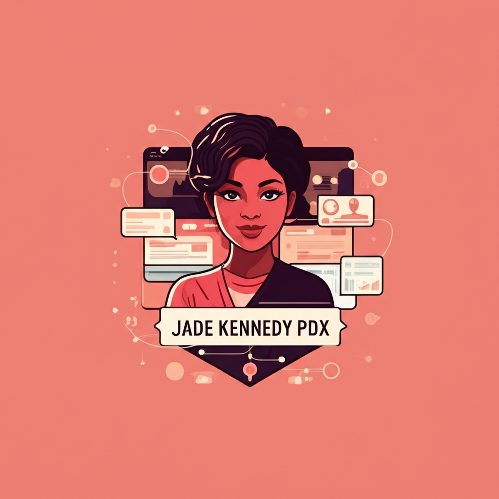 Jade Kennedy PDX developing her recognizable digital brand through authentic self-expression and audience connections