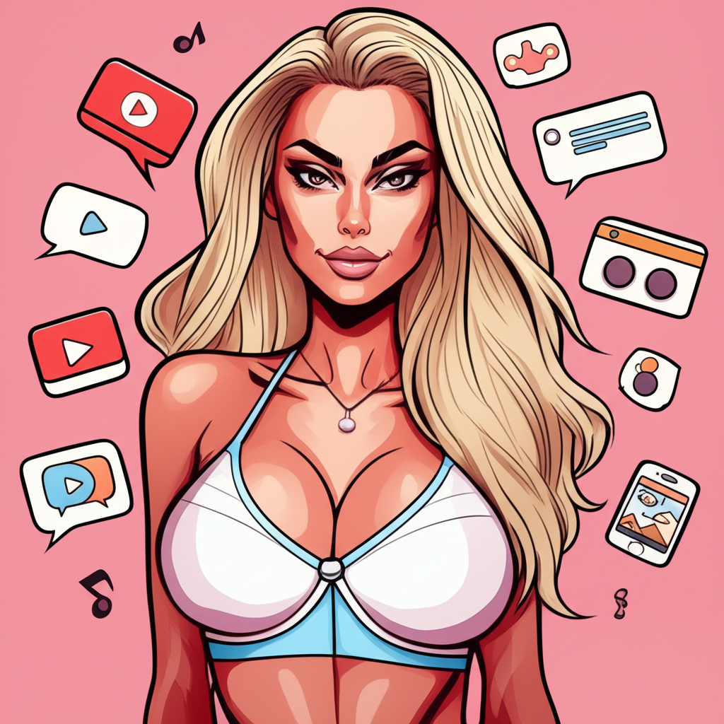 Lauren Alexis digital adult entertainment presence with content diversity and audience engagement symbols