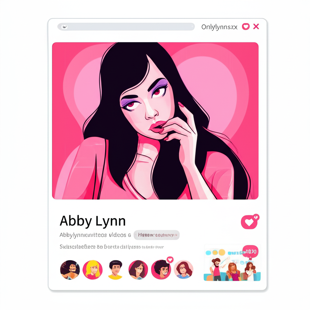 Abby Lynn on OnlyFans sharing exclusive videos and photos with engaged subscribers in a secure environment