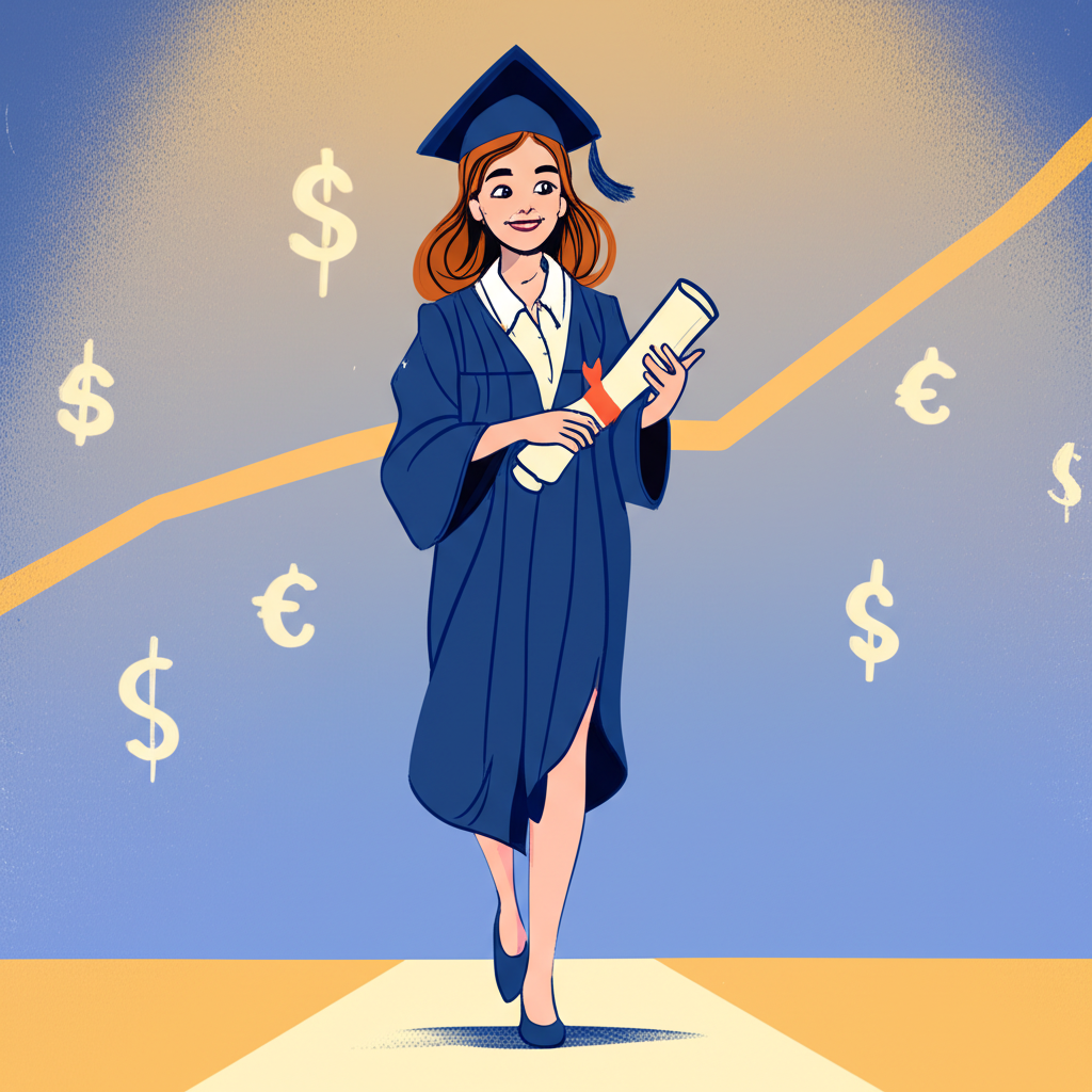 Young Lena Nersesian stepping into her career with a liberal arts diploma and entrepreneurial vision