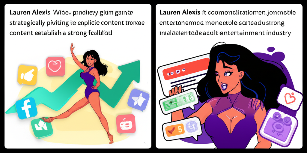 Lauren Alexis career milestones through collaborations and high-quality content in the creator economy