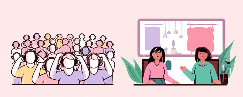 Shift from public ASMR content to personalized, intimate exclusive material on a private subscription platform fostering unique fan connection