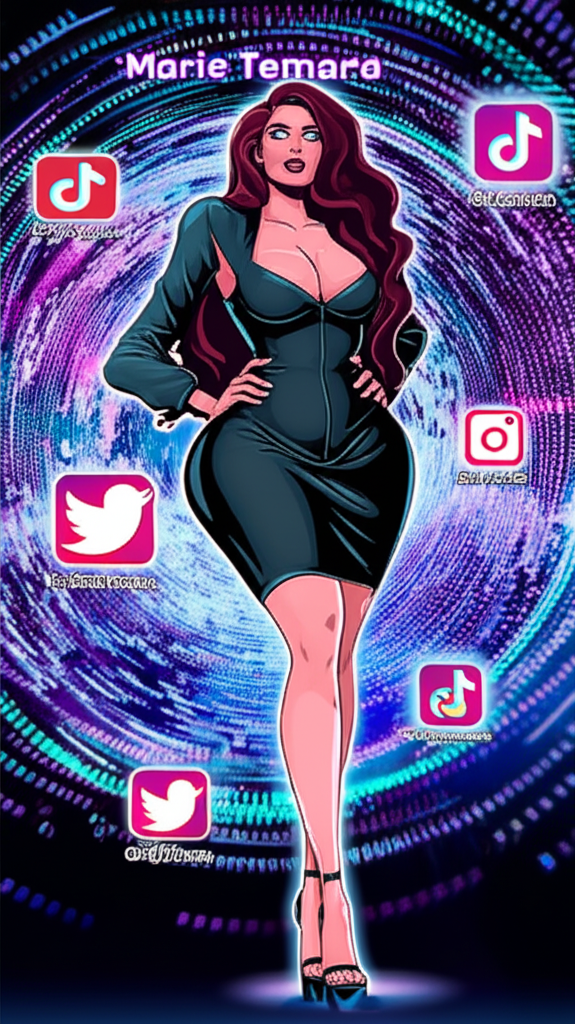 Marie Temara towering figure captivating digital audience on TikTok and OnlyFans leveraging height to build unique brand