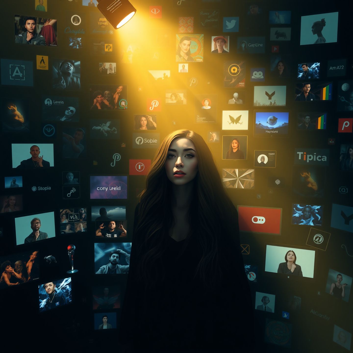 An intricate digital landscape filled with various online platforms where a spotlight shines on a captivating creator named Siarly her exclusive content sought by fans and new discoverers a trusted guide helps users find authentic sources and avoid misleading links to her OnlyFans world