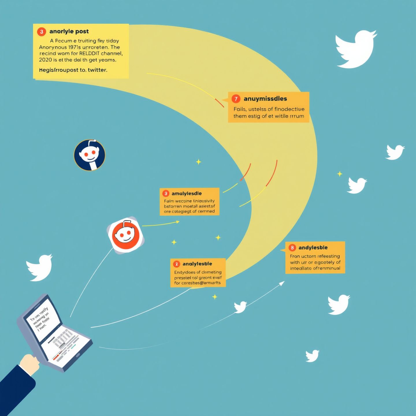 Rumors starting on Reddit and spreading virally on X Twitter in a digital echo chamber